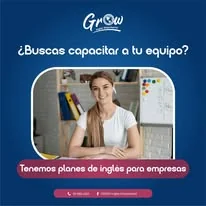 Grow ofrece capacitación en inglés para empresas